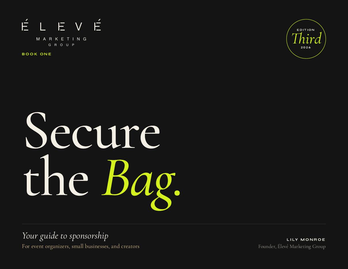 Secure the Bag: Your Guide to Sponsorship cover
